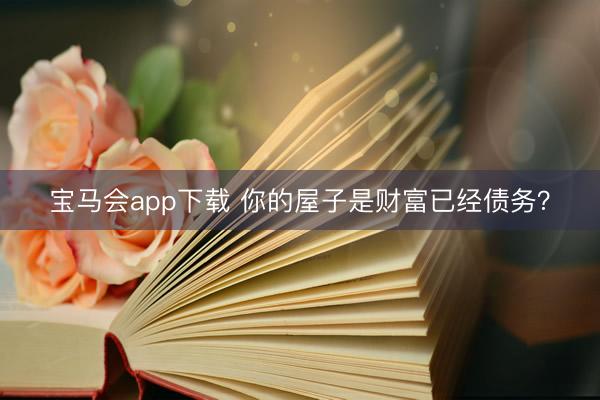 宝马会app下载 你的屋子是财富已经债务？